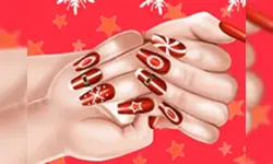 Christmas Fashion Nail Salon - Girl Game image