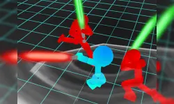 Stickman Neon Warriors: Sword Fighting image