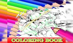 Coloring Book for Ninja Turtle image