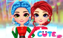 Rainbow Girls Christmas Outfits image