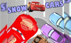 Cars Snowy Road image
