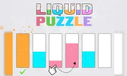 Liquid puzzle : sort the color image