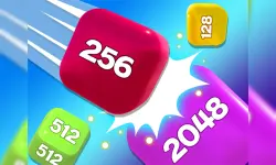 Chain Cube 2048 3D Merge Game image