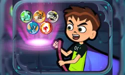 Ben 10 Halloween Bubble Shooter image
