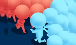 Crowd runner 3D image