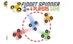 Fidget spinner: 4 players game image