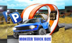 Monster-Truck-Parking Free 3D Blue image