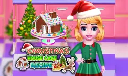 Christmas House Cake Recipe image