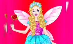 Barbie Angel Dress up image