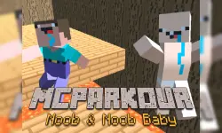 MCParkour Noob & Noob Baby image