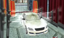 Modern Sports Car Wash 3D image