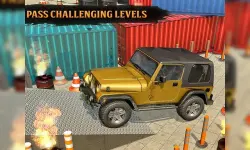 Classic Real 4x4 Jeep Parking Drive Game image