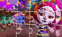 Super Monster Halloween Jigsaw Game image