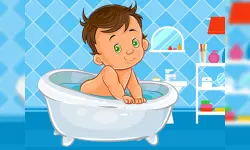 Baby Bath Jigsaw image