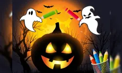 Scary Party Coloring image