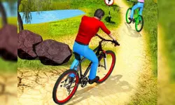 UPHill OffRoad Bicycle Rider image