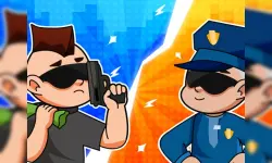 Robber and cop image