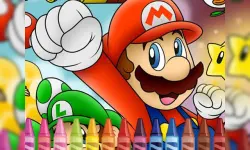 Mario Coloring image