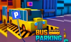 Bus Parking City 3D image