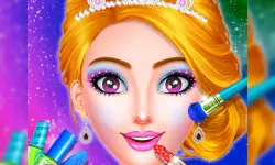 Princess Dress up & Makeover - Color by Number image