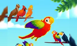 Flappy color birds image