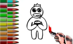 Rainbow Friends Coloring Book image
