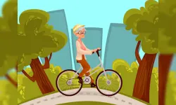 Happy Bike Riding Jigsaw image