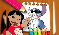 Lilo and Stitch Coloring Book image