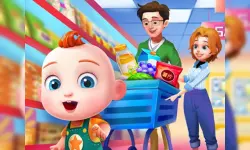 Cute Family Shopping image