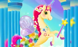 Unicorn Fashion Dress Up image
