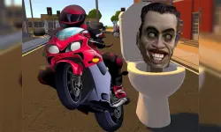 Skibidi Toilet Moto Bike Racing image