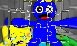 Rainbow Friend Cartoon Jigsaw image