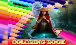 Coloring Book for Raya And The Last Dragon image