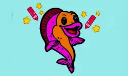 Easy To Paint GoldFish image