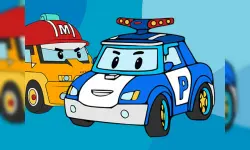 Robocar Poli Coloring Book image