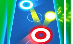 Air Hockey Glow: 2 Players image