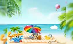Summer Beach Slide image