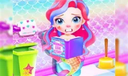 Baby Mermaid Caring Game image