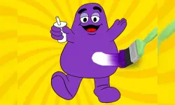 Grimace Shake Coloring Book image