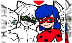LadyBug Coloring Book With Magic Pen image