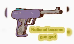 National become gun god image