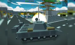 Blocky wars vehicle shooting multiplayer image