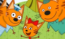 Picnic With Cat Family image