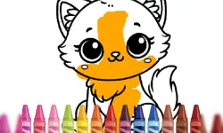 Cute Animals Coloring Adorable Fun for Kids image