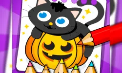 Halloween Coloring Games image