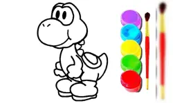 Mario Coloring Book image