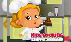 Kids Cooking Chefs Jigsaw image