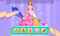 Baby Taylor Doll Cake Design - Bakery Game image
