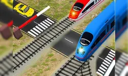 Railroad Crossing Station Sim Game 3D image