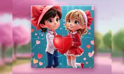 Valentine Couple Jigsaw Puzzle image